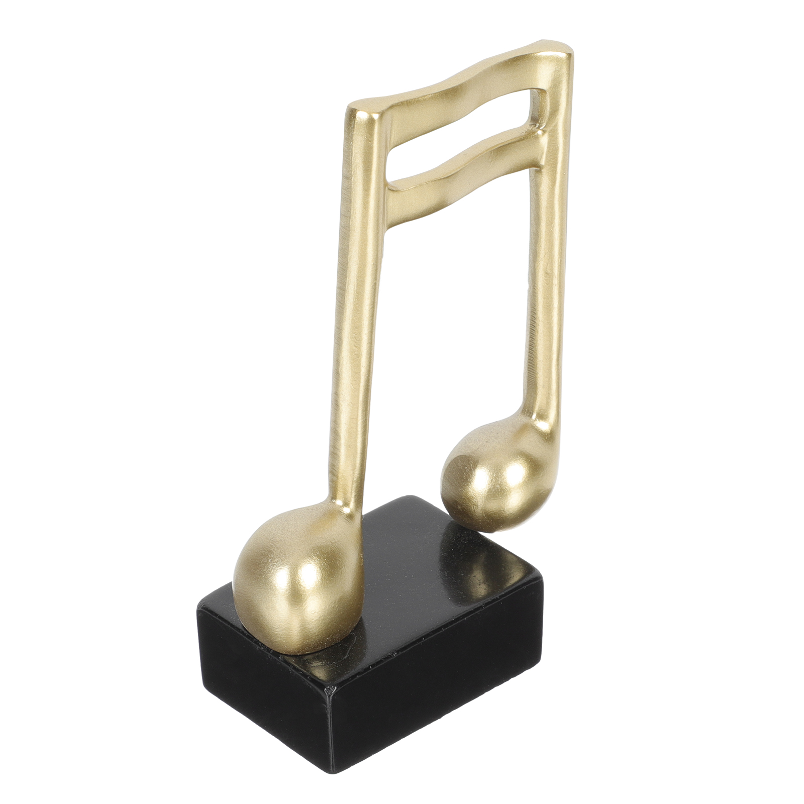 Trophy Competition Trophy Musical Note Shape Trophy Decor for Competition Desktop Decoration: 13.5x8cm