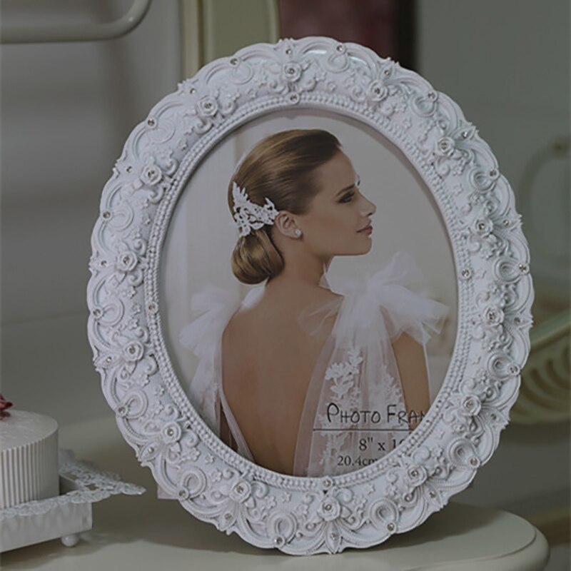 Euclidean Retro Elliptical Wedding Photo Frame Dri... – Grandado