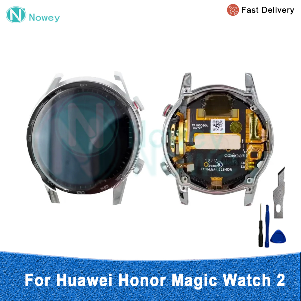 LCD Screen Display for Huawei Honor Magic Watch 2, Touch Digitizer Assembly, 46mm, Magic2, MNS-B19, MNS-B39