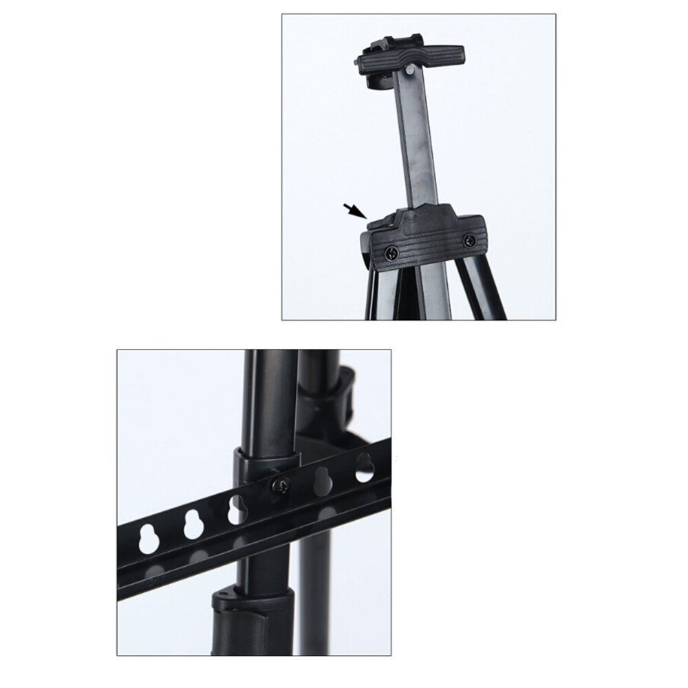 Folding Iron Tripod Portable Canvas Easel Display Stand with Carrying Bag