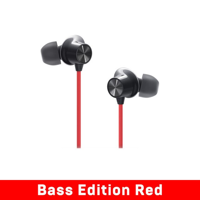 OnePlus Bullets Wireless Z Earphones Bass Edition Charge for 10 minutes Enjoy 10 hours Bluetooth 5.0 for OnePlus 9 9PRO 10 Pro: Red