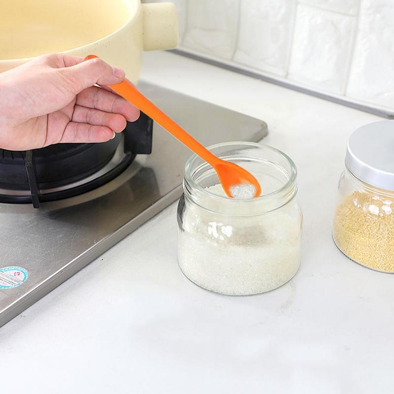 Long Handle Color Plastic Coffee Spoon Melamine Stirring Spoon Soup Melami Coffee Stirring Tableware Spoon Spoon Spoon Tea Y2f4