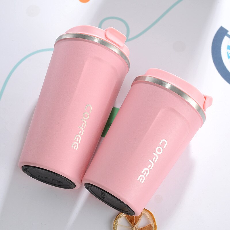 Edelstahl Thermoskanne Tasse dicht Thermo Tasse Reise Thermoskanne Tasse Glas Wasser Flasche Kaffee Tassen Reise Becher Isoliert tasse