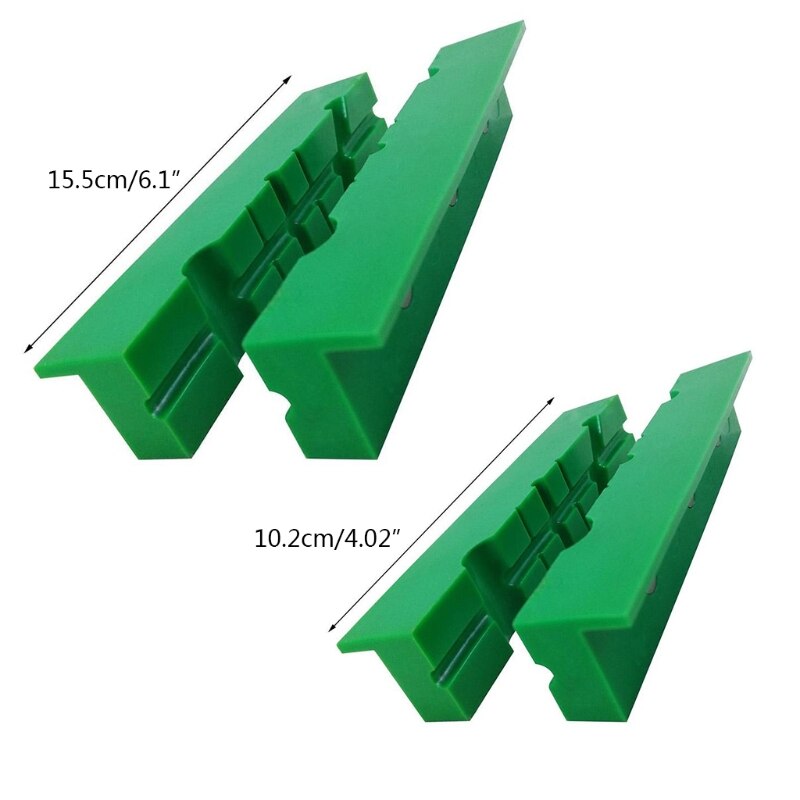 2 pezzi cuscinetti magnetici per morsa da banco morsa magnetica copri ganasce protezioni 4/6 pollici morsa magnetica universale multiuso