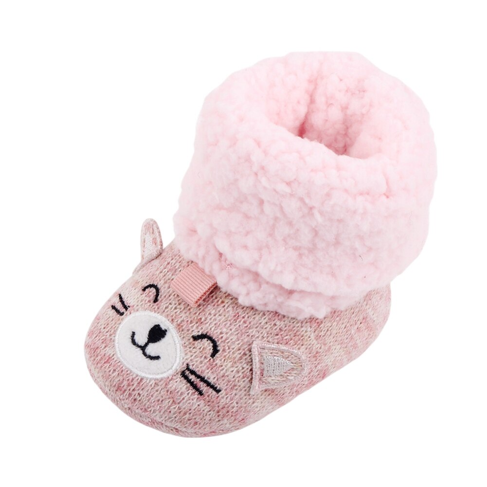 Bobora – bottes de Cowboy avec pompon pour filles, mocassins latéraux antidérapants à fond souple, chaussures pour tout-petits: P / 18-24M