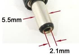 5pack 9v Battery Clip with 2.1mm X 5.5mm Male DC Plug for Arduino