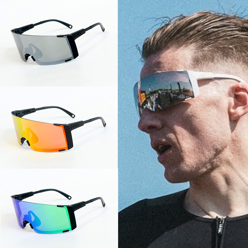 POC 25 Pocat 13.0 fietszonnebril voor racefietsen, TR90-materiaal, UV-bescherming, winddicht,