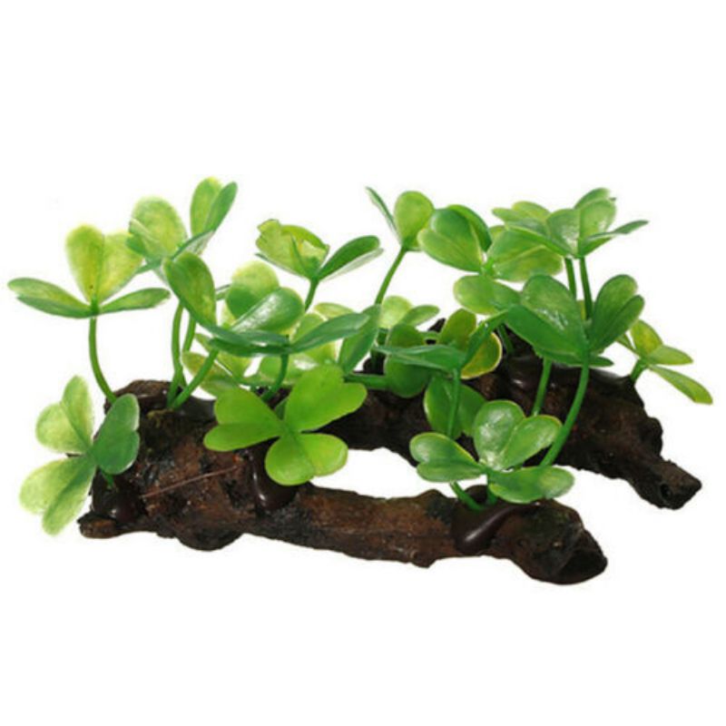 Tronco de árbol de tortuga Artificial de plástico, madera flotante, acuario, pecera, cilindro de reptil, planta de raíces, adorno de decoración de madera