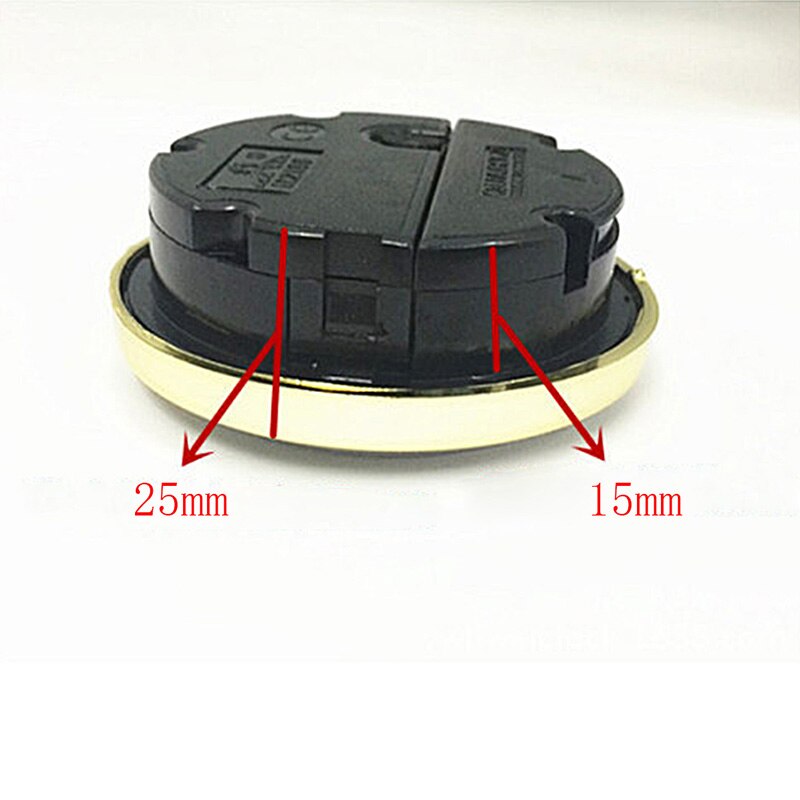 65mm Classic Iron Clock Crafts Quartz Movement Round Lighting Clocks Head Insert Roman Number Furniture Decorations Access