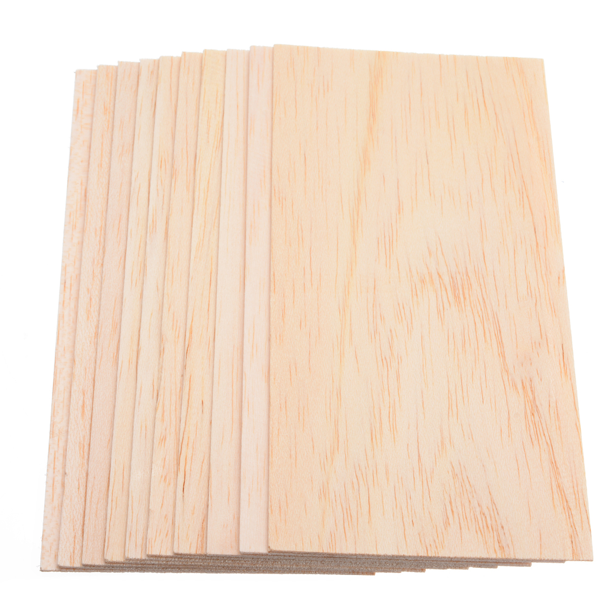 10 Stks/set 200*100*1.5 Mm Balsa Hout Lakens Houten Plaat Voor Diy Huis Vliegtuigen Boot Model speelgoed Craft