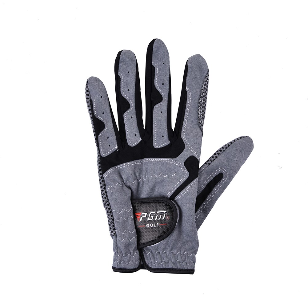 Gants de Golf homme Gant Microfibre Doux Blanc Bleu Main Gauche Anti-dérapage Antidérapant Particules Respirant Gant De Golf Directe: Gray D 26