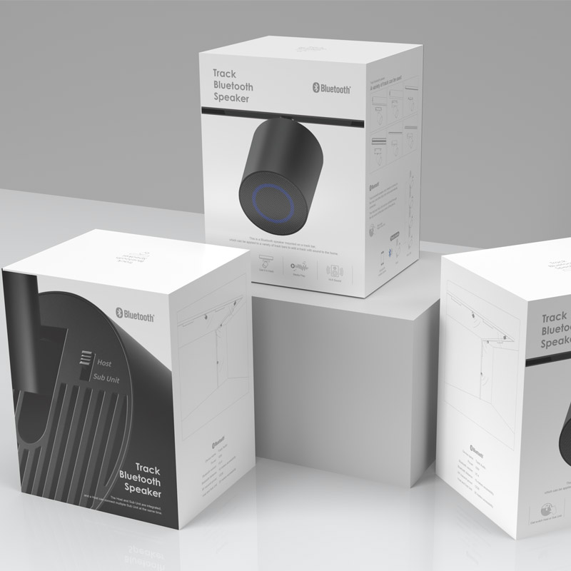 Modern Magnet Track Bluetooth Speaker Wireless Stereo Sound Box Bluetooth 5.3 Speakers 20 Type/Ultra-thin Magnetic Track Light