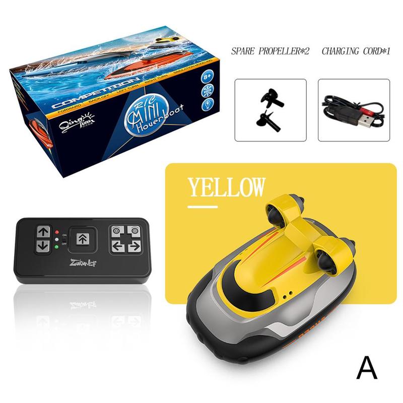 Mini Remote Control High Speed Speedboat Boat USB Rechargeable Model Aquatic Boy Outdoor Game Toy: A