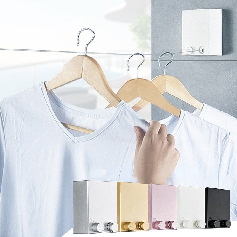 Retractable Clothes Line Dryer Indoor Outdoor Drying Rack ABS Plastic Clothesline Rack Laundry Dryer Telescopic varal WB3003