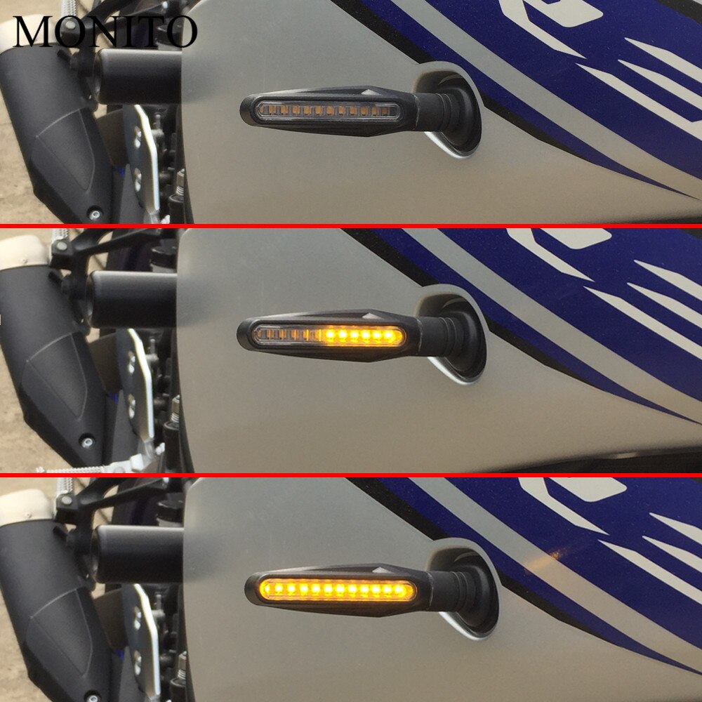 Clignotant LED universel pour motos, pour Kawasaki Z750 Z1000 Z650 Z900 Z800 Z250 Z300