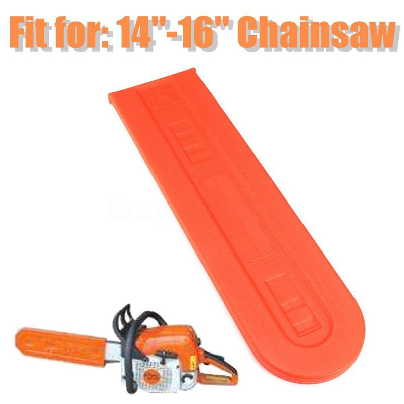 14 ''-16'' barre de tronçonneuse Orange couverture universelle accessoires plaque de guidage ensemble couvercle fourreau garde pour Husqvarna