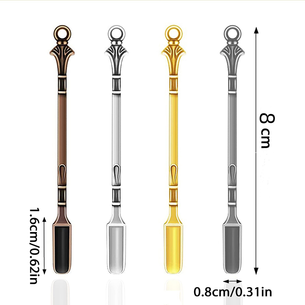 Mini cuchara de Metal, pala para té en polvo, postre, sal, cucharadita, herramientas, utensilio de cocina, agitar té o café para platos de miel, 10 Uds.