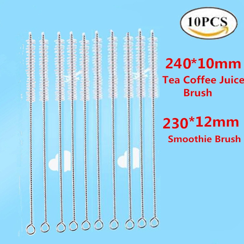 100Pcs/lot Bamboo Straw Natural Organic Reusable Bamboo Drinking Straws Cleaner 19.5cm 23cm Bamboe Straws set for