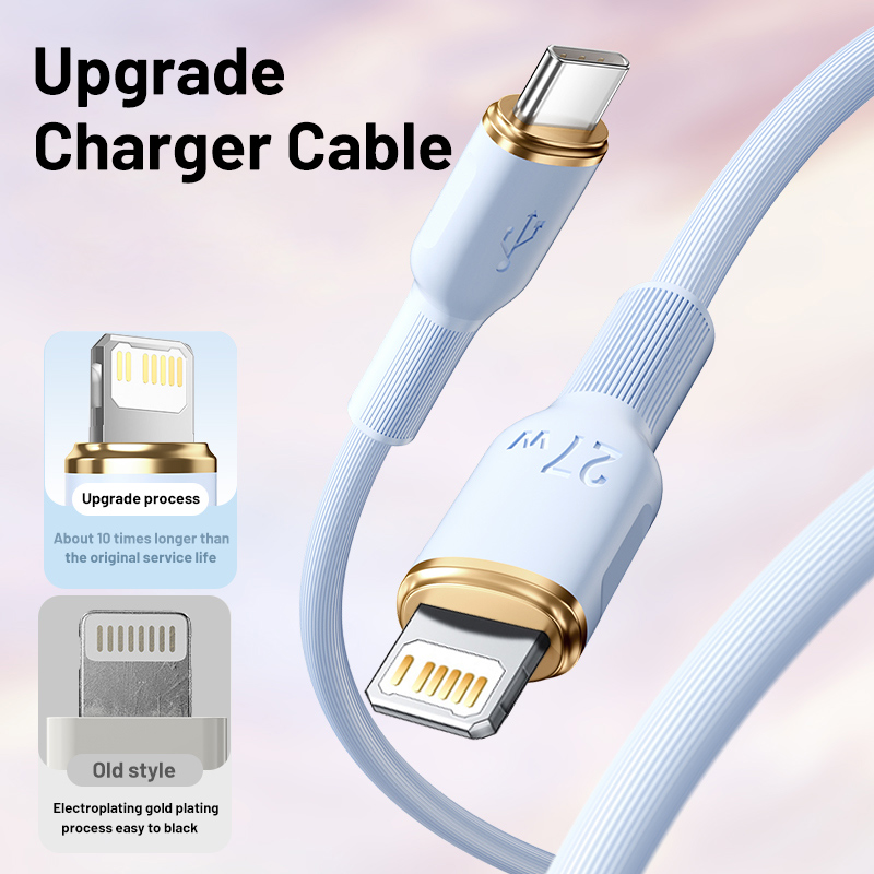27w pd usb Ladung flüssigkeit silikon kabel für Apfel iphone 14 13 12 11 Profi max schnell ladegerät x xr 7 8 Plus typ c kabel