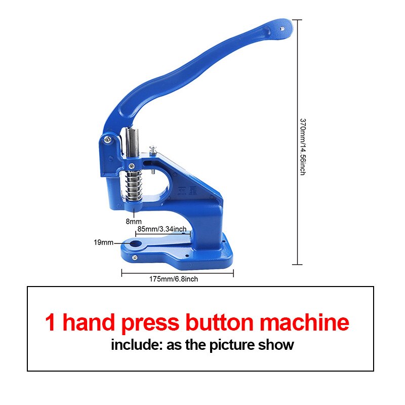 Manual Button Installation Tool Mute Stamping,Button, Snap,Fasteners,Eyelet Hand Pressing Machine Home Leather Craft Tools Mold: Hand press