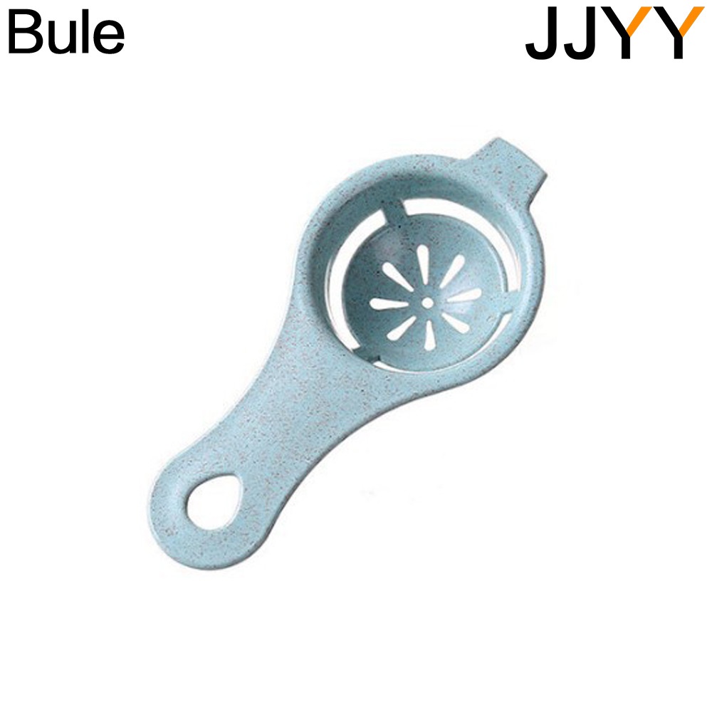 JJYY cocina huevo blanco DIY separador titular tamiz divertido divisor Stonego herramienta de cocina accesorios para hornear: Azul