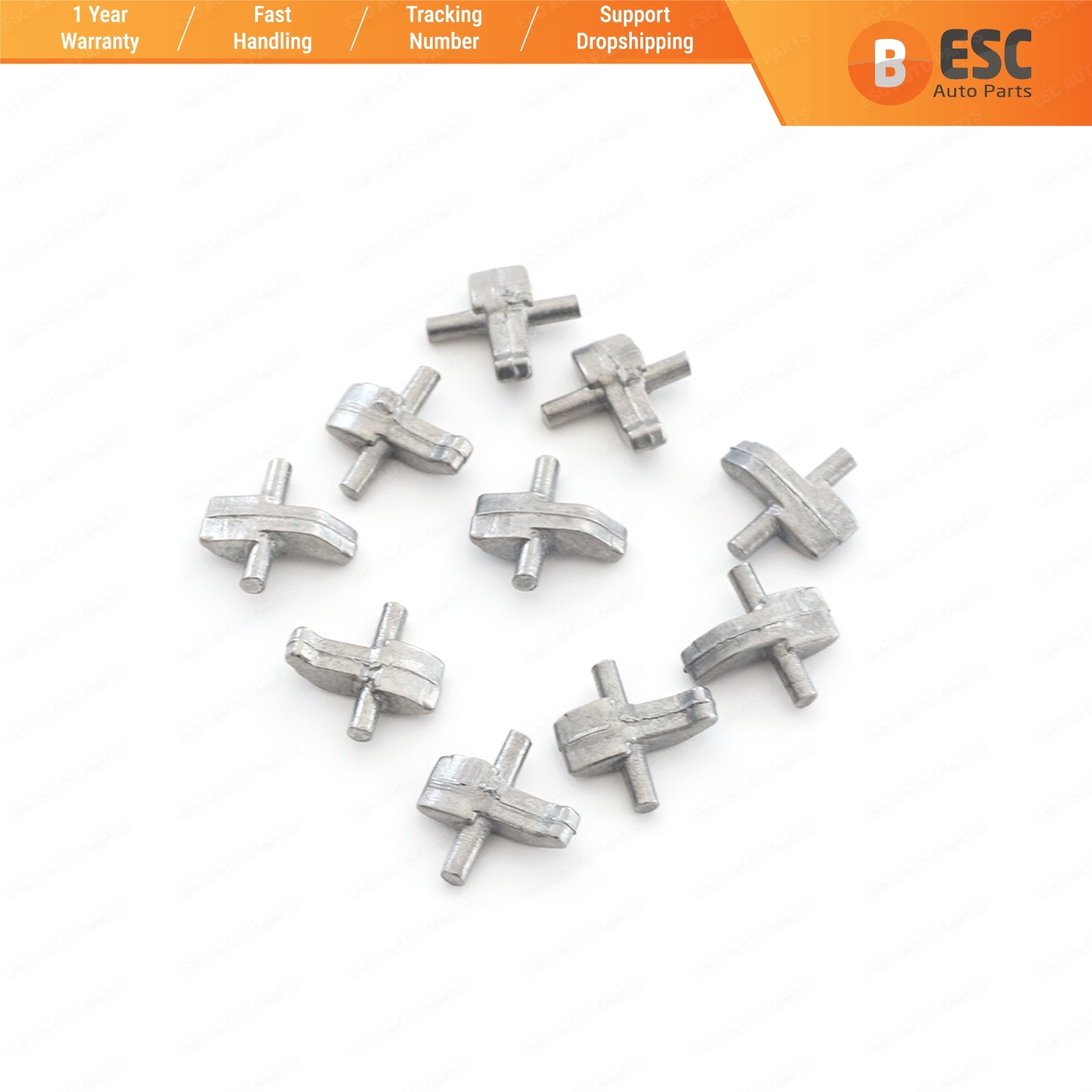 Esc EDP658-1 10 Stuks Contactslot Vat Key Lock Cilinder Trigger Reparatie Deel Voor Nissan