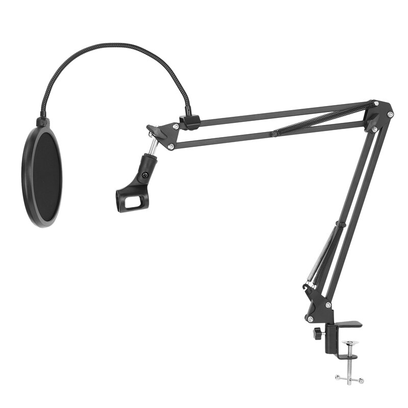 JJDD Microfoon Shock Mount Adapter,4 STKS 5/8 Mannelijke naar 3/8 Vrouwelijke Microfoon Schroefadapter voor Microfoon Stand, Goud