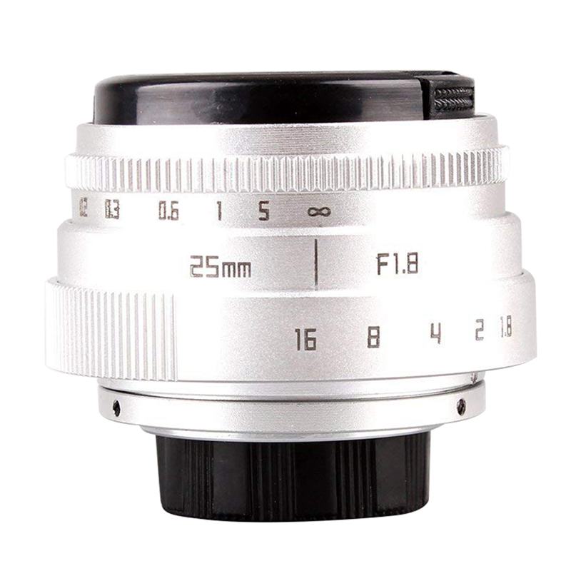 Mini 25Mm F1.8 APS-C Televisie Cctv Lens + 16Mm C Mount Film Lens Sony E-mount Nex Camera Lens Adapter