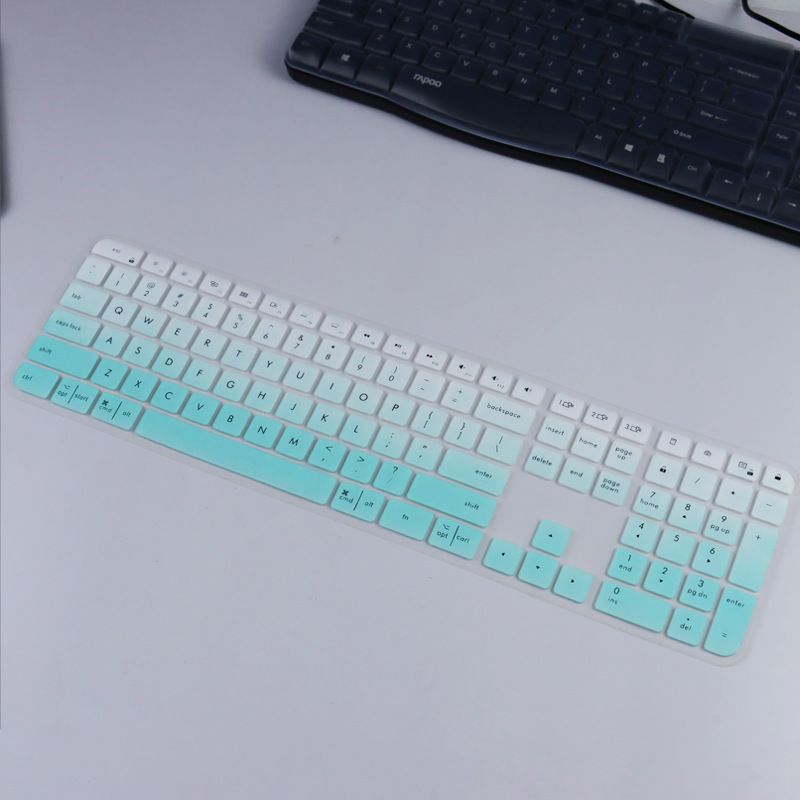 Tastaturabdeckung für Logitech Craft Mx Keys, kabellose Bluetooth-Tastatur, weiche Silikonfolie, schlanke, dünne Schutzhülle, transparent: AMBER