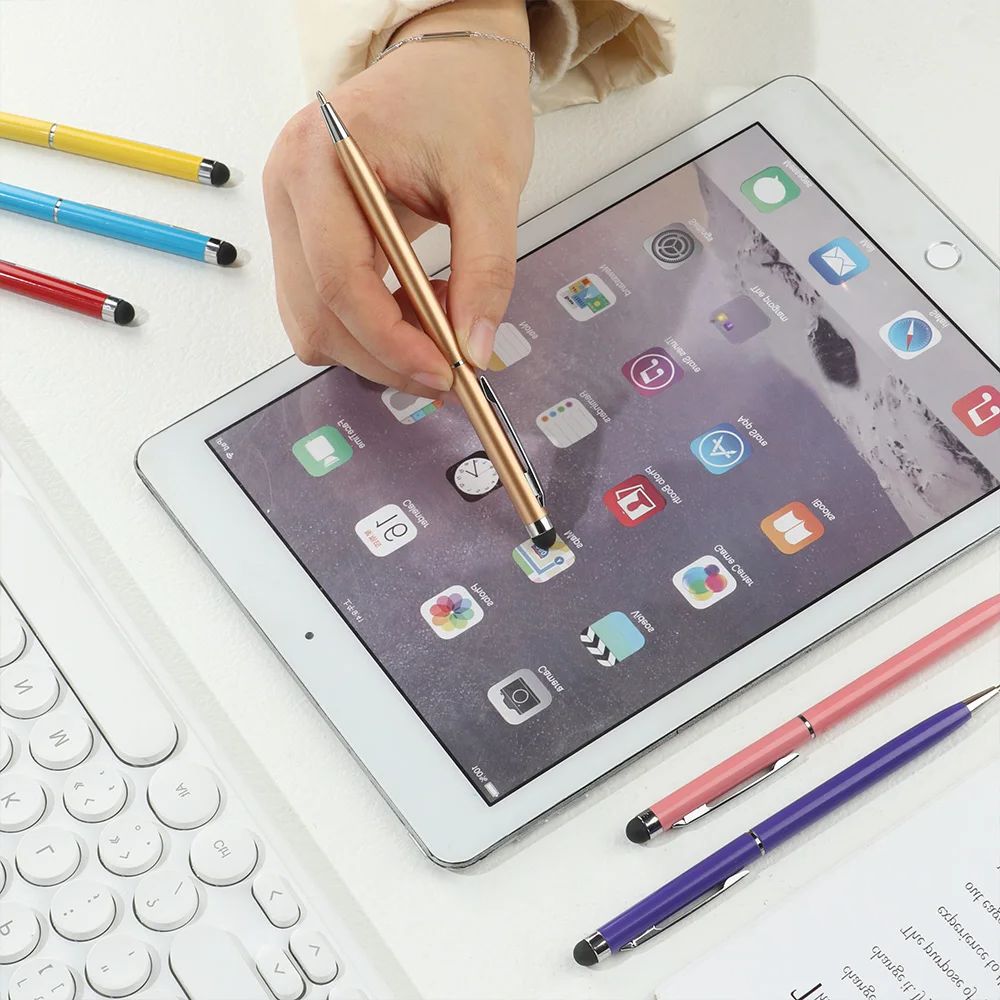 Dual-Use-Stift Touchscreen-Stift Kugelschreiber Mini Water borne Pen Handy Universal Writing liefert Büro Schule Tool