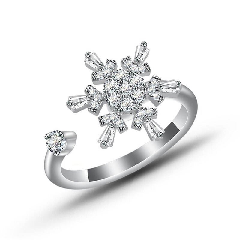 Vinger Spinner Ringen Fidget Angst Ring Voor Vrouwen Zonnebloem Verlichten Angst Ringen Draaien Anti Stress Ring Speelgoed Voor Meisje Vrouwen: G