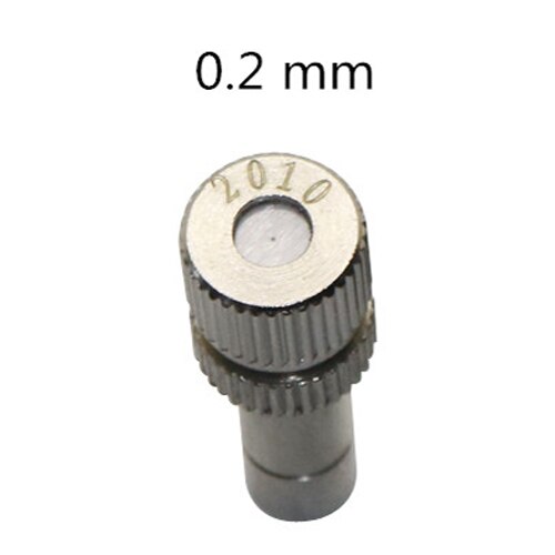 50 st 8mm droppskydd med filterglidlås snabbkoppling lågtryckskoppar 0.2-0.6mm dimdysor gareden bevattningssprinkler: 0.2mm