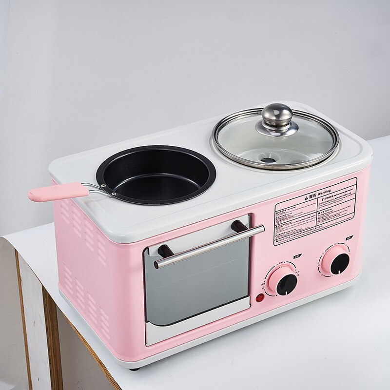 Household Oven Bread Toaster Electric Breakfast Machine Multifunctional Three-in-one Breakfast Making Egg Oven Machine