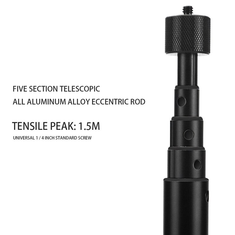 Live Apparatuur, Live Microfoon 1.5M Microfoon Telescopische Pole Movie Live Opname Interview Boom