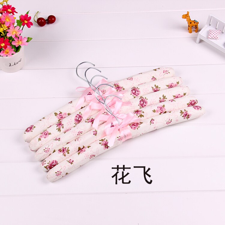 Sainwin-cintre en tissu polyester 10 pièces/lot 38cm | Porte-vêtements en éponge, cintres antidérapants pour vêtements, cintres de placards