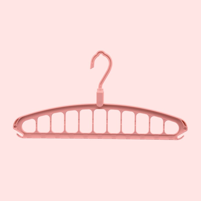 JOYBOS Multifunctional Clothes Rack Storage Dormitory Household Wardrobe Arrangement Rack Baby Clothes Rack Drying Hanger JBS81: Pink