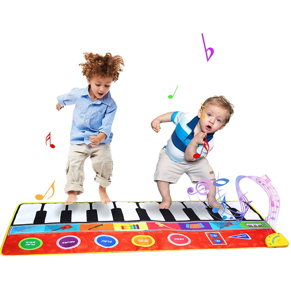 Baby Muzikaal Speelgoed Kinderen Grote Educatief Piano Speelmat Kids Oppervlak Activiteit Ontwikkelen Floor Tapijt Pasgeboren Kruipen Tapijten