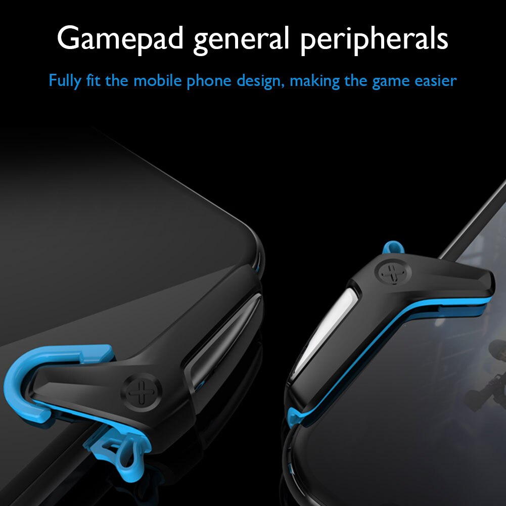Tragbares gamepad für smartphones mit zusatztasten, rutschfestem joystick, hoher klemmkraft und geringem gewicht