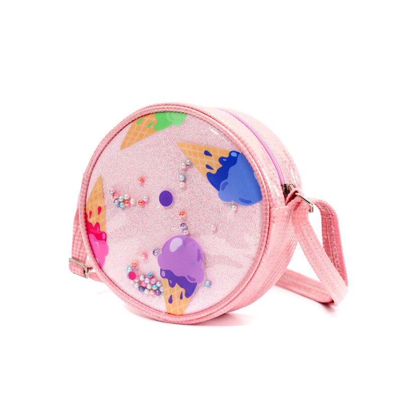 Eenhoorn Kinderen Meisjes Leuke Eenhoorn Dieren Kids Sleutels Portemonnee Schattige Prinses Mini Ronde Handtas