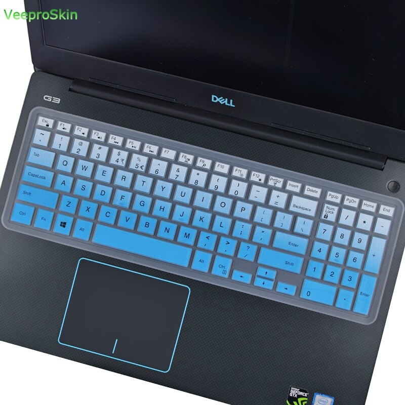 Silicone laptop Keyboard Cover Protector Skin For 15.6" Dell G7 7590 7588 15 / G7 7790 3779 7790 7799 17.3 inch Gaming