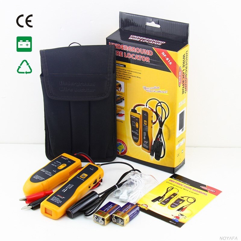 Nf -816 underground wire locator kabel tracker nätverkssökare catv coax tracer tester