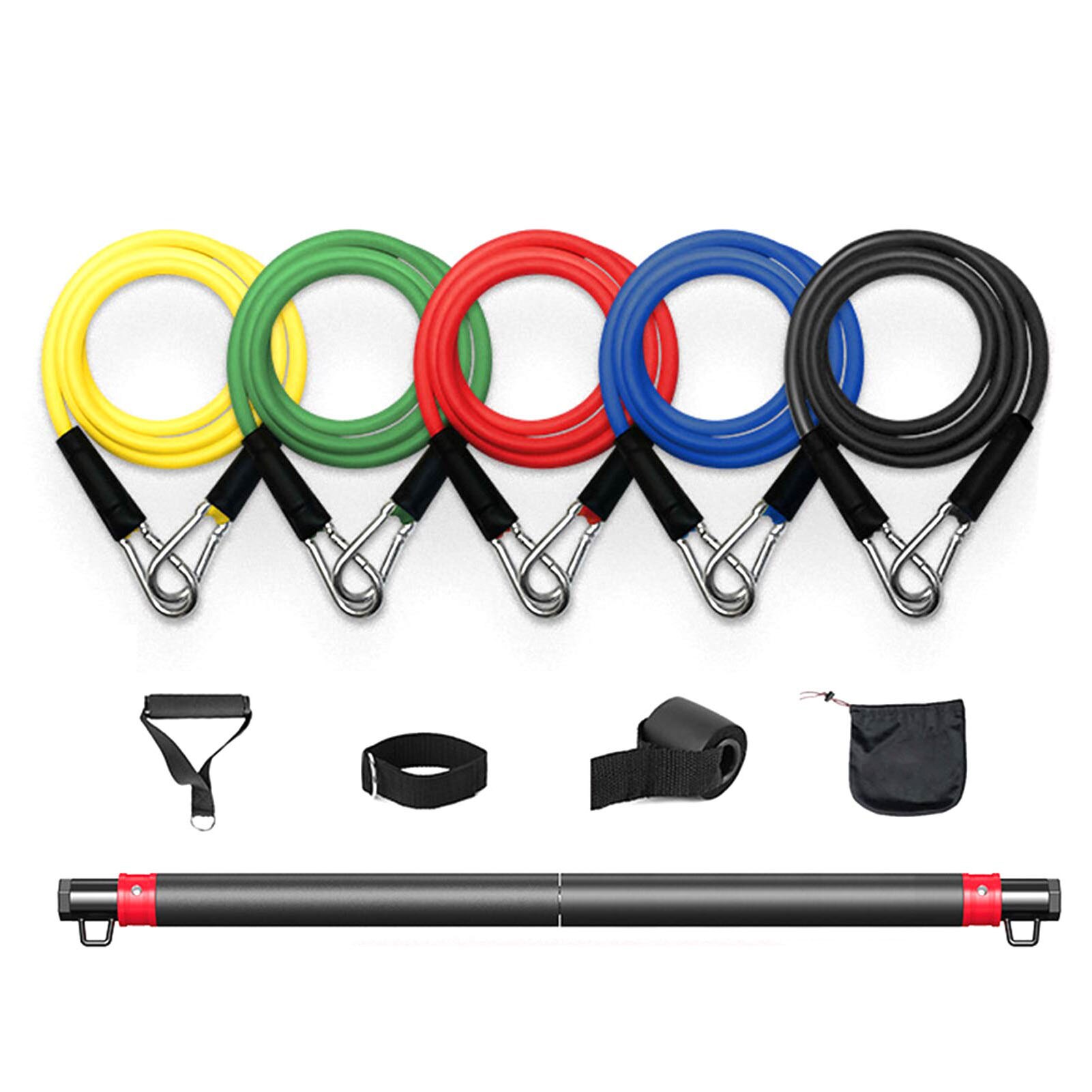 T2 Elastic Resistance Bands Chest Muscle Training Adjustable Band Jumping Strength Training Equipment Fitness Resistance Bands: 100pounds