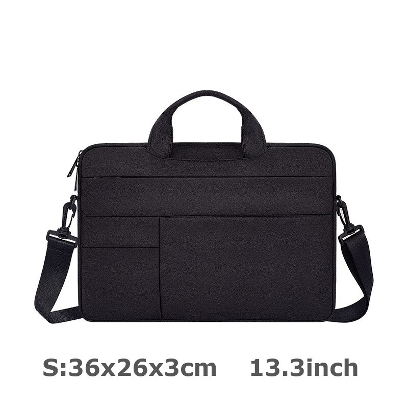 Men 13.3 14.1 15.4 15.6 Inch Waterproof Laptop Briefcase Business Handbag for Men Large Capacity Messenger Shoulder Handbag: 5-S