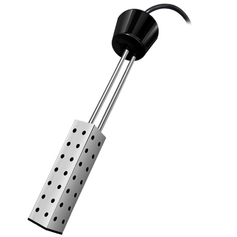 Electric Immersion Heater,2500W Bucket Water Heater with Stainless Steel Guard Suspension Head Water Heater Eu Plug