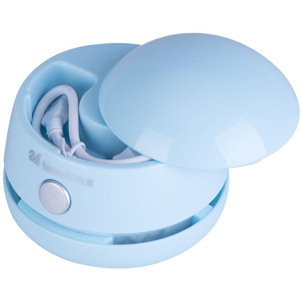 Smart Home Desk Vacuum Dust Cleaner Student Stationery Auto Cleaning Access: Blue