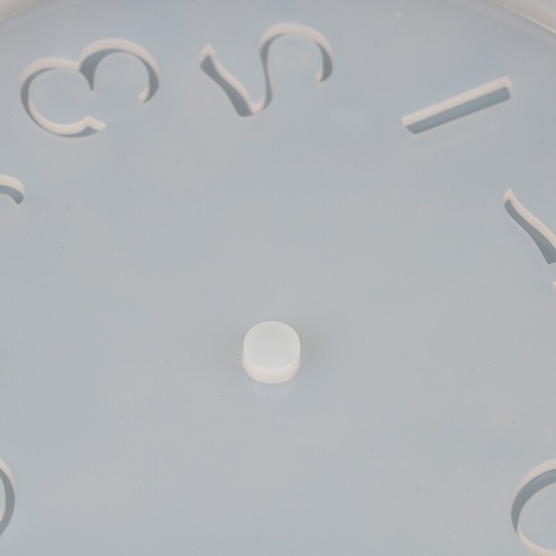 Diy cimento molde de silicone concreto diy artesanato relógio fazendo argila gesso argila cimento clock molde ferramenta para casa suprimentos