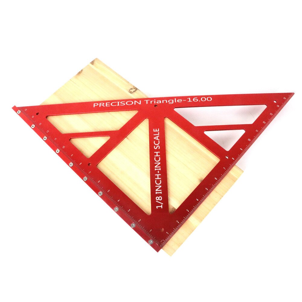 Aluminum Rafter Square Carpenter Inch Speed Square Ruler Woodworking Triangle Marking Gauge Framing Square Layout Tool