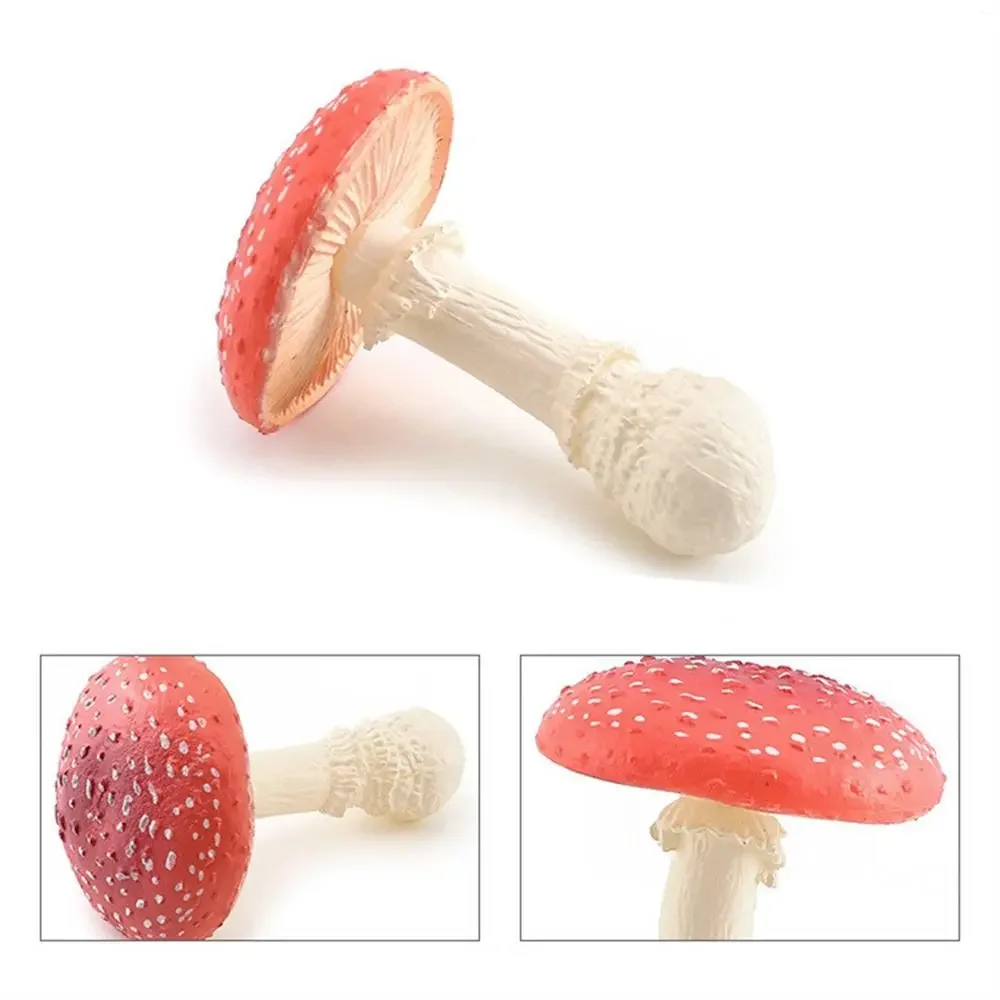 Modelo de vegetais estatuetas de fungos matsutake oyste simulação artificial cogumelo pleurotus planta modelo de fungo decoração de jardim: Azul profundo