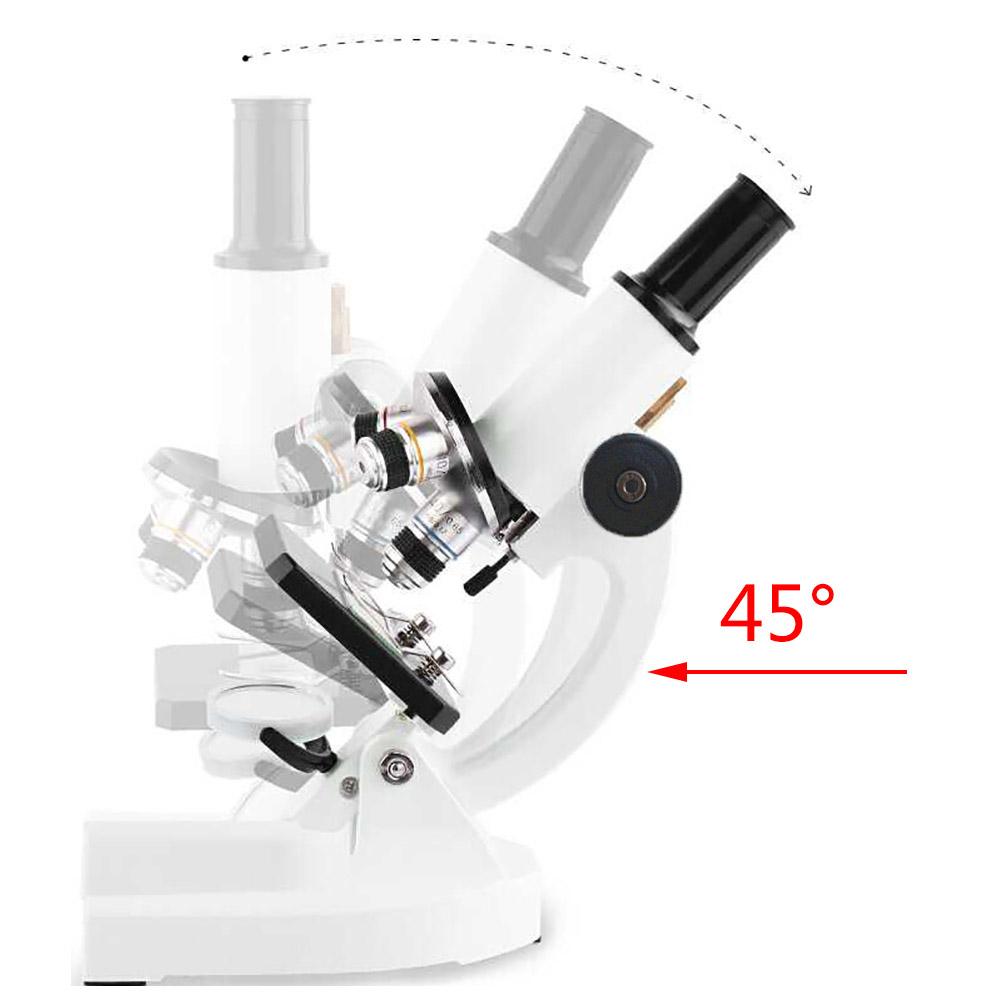 500X Microscope Magnification Biological Elementary School Students Educational Monocular Microscope Tools