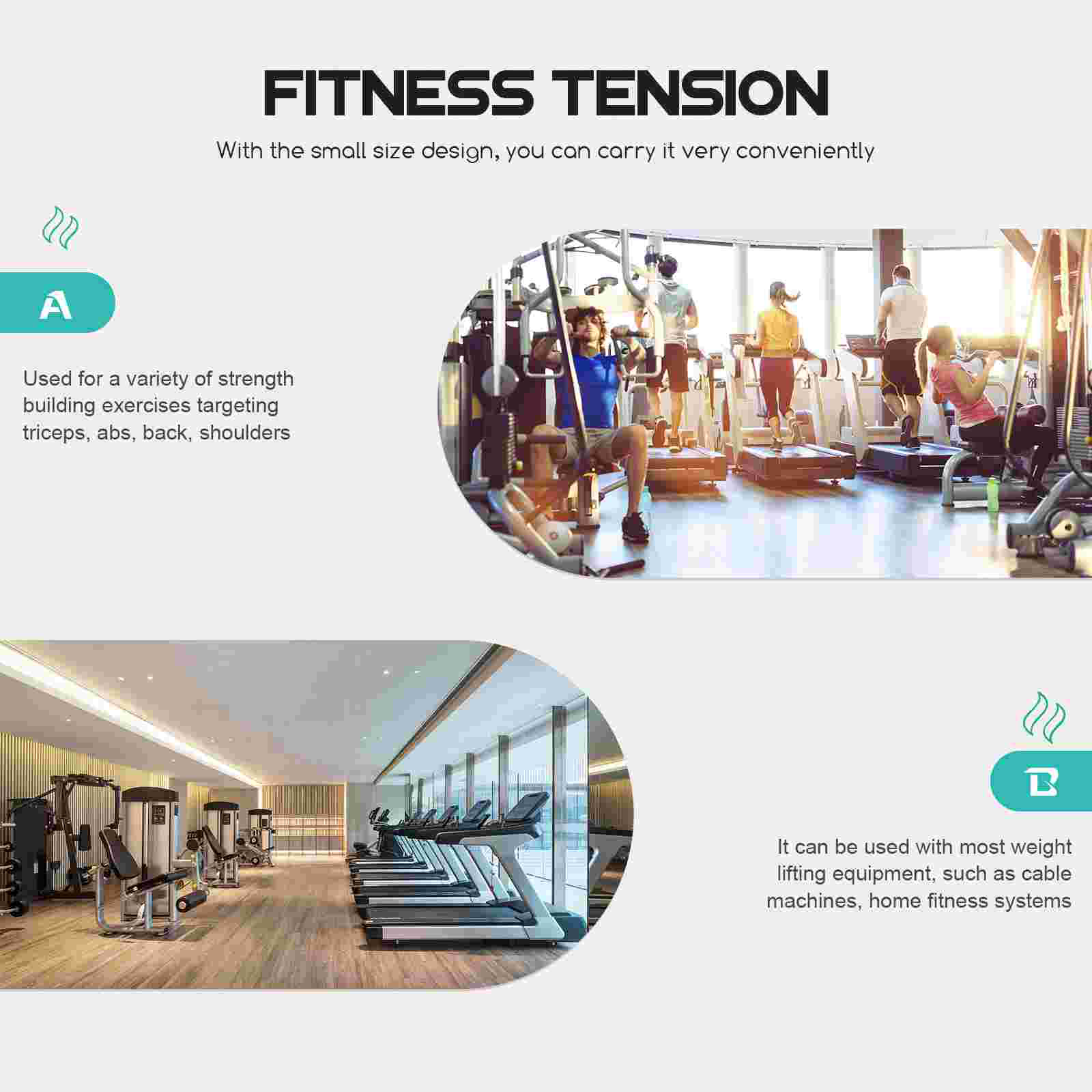 1pc Pulling Down Bar Muscle Training Tension Bar Sturdy Exercising Pulling Rod